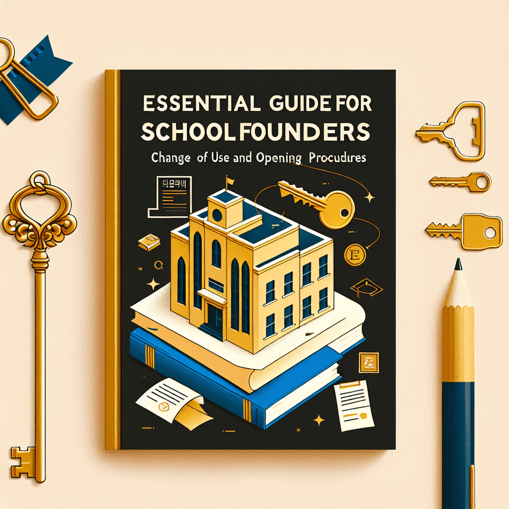 Read more about the article 학원 창업을 위한 원장님 필수 가이드: 용도변경과 개원 절차